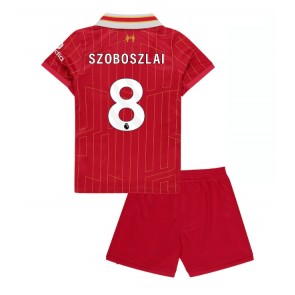 Liverpool Dominik Szoboszlai #8 Dětské Domácí dres komplet 2024-25 Krátký Rukáv (+ trenýrky)